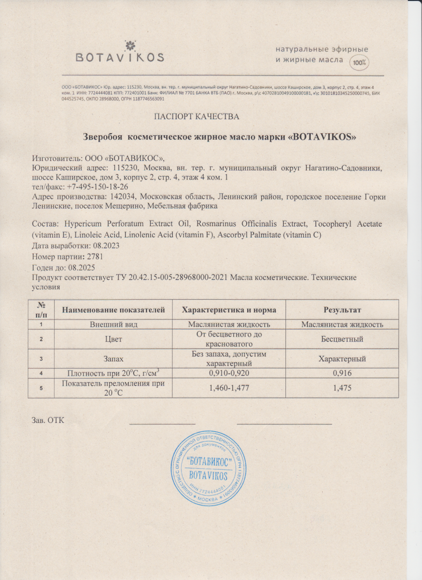 Паспорт №082023